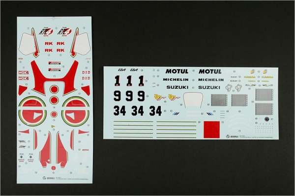 BEEMAX プラッツ BX13001 1/12 スズキ RGV-Γ (XR79) 1993 WGP500 チャンピオン プラモデル パーツ・リスト