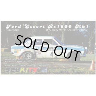 ベルキット 1/24 フォード エスコート RS1600 Mk1 ロジャー・クラーク