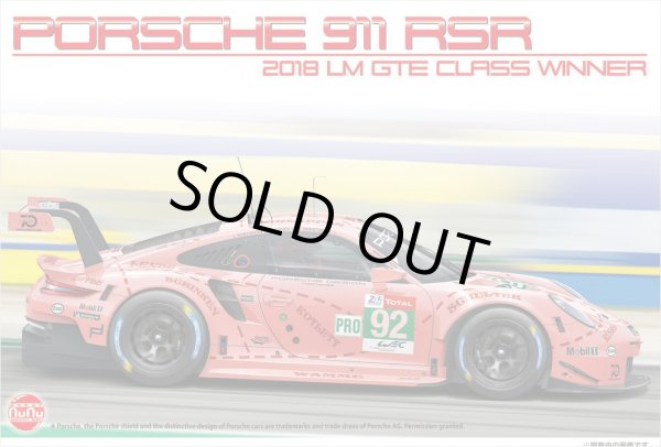 プラッツ/NuNu PN24040 1/24 ポルシェ 911 (タイプ991) RSR 2018 LM #92 プラモデル