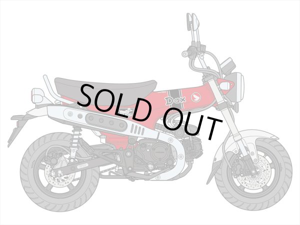 タミヤ 14142 1/12 Honda ダックス125 タミヤリミテッドエディション パールネビュラレッド 
