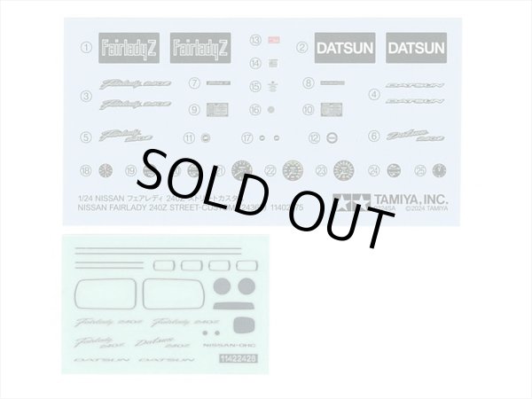 タミヤ 24367 1/24 NISSAN フェアレディ 240Z ストリートカスタム プラモデル スライドマーク・メタルインレットマーク