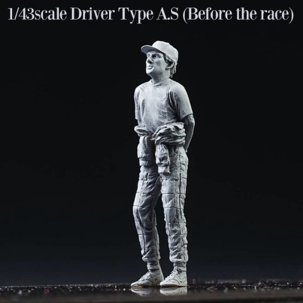 DIVE NINE フィギュア No.07 1/43 Driver Type A.S Before the race