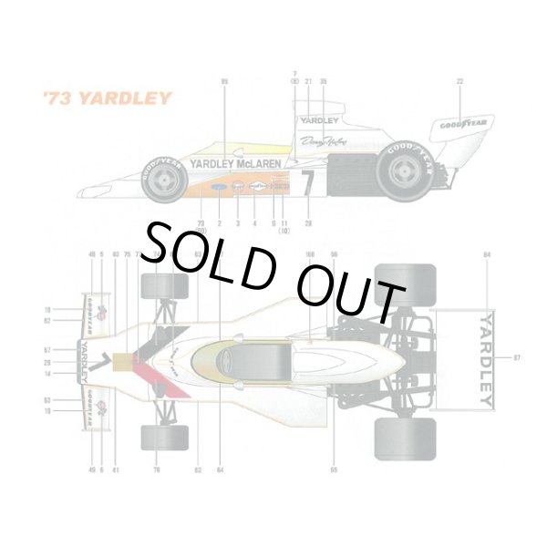画像1: E.JAN 1/20 マクラーレン M23 `73 ヤードレー トランスキット (1)