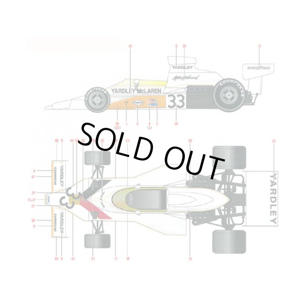画像1: E.JAN 1/20 マクラーレン M23 `74 ヤードレー トランスキット (1)