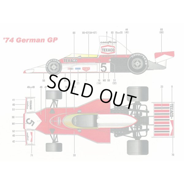 モデルファクトリーヒロ MFH E.JAN EJP841 EJP845 1/20 マクラーレン M23 1974 コンバージョンキット