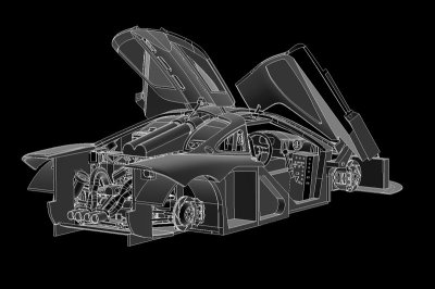 画像2: MFH 1/24 マクラーレン F1 GTR Ver.E