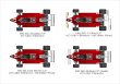 モデルファクトリーヒロ MFH K433 K434 K435 K436 1/12 フェラーリ 126C2
