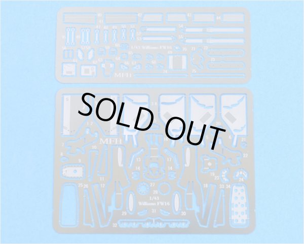 モデルファクトリーヒロ MFH K535 K536 K620 1/43 ウィリアムズ FW16