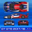 モデルファクトリーヒロ MFH K633 1/24 フォード GT GTE 2017/2018