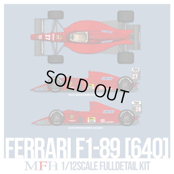 モデルファクトリーヒロ MFH 1/12 フェラーリ F1-89 (640)