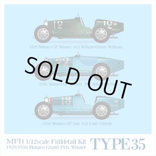 MFH モデルファクトリーヒロ TYPE35 1/12フルキット　K736 MFH 1/12 ブガッティ・タイプ35 モデルファクトリーヒロ