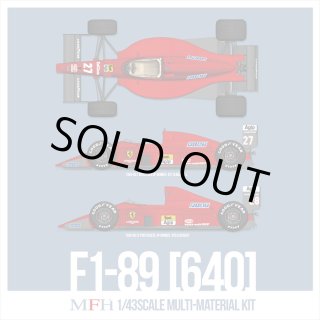 MFH 1/43 フェラーリ F1-89 (640) モデルファクトリーヒロ | クアトロ