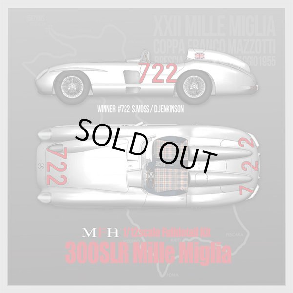 モデルファクトリーヒロ MFH K817 1/12 メルセデス ベンツ 300SLR Mille Miglia #722