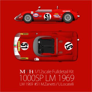 MFH 1/12 フィアット アバルト 1000SP LM 1969 モデルファクトリーヒロ