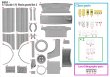 モデルファクトリーヒロ MFH K851 1/12 フィアット 131 アバルト ラリー パーツ・リスト
