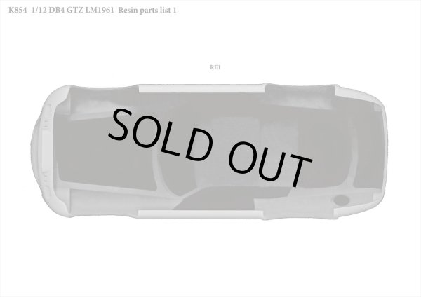 モデルファクトリーヒロ MFH K854 1/12 アストンマーティン DB4 GTZ LM 1961