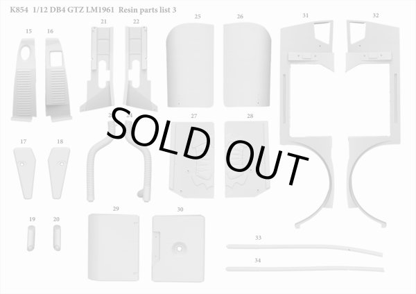 モデルファクトリーヒロ MFH K854 1/12 アストンマーティン DB4 GTZ LM 1961
