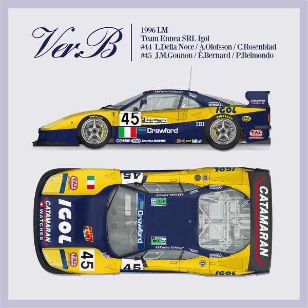 モデルファクトリーヒロ MFH K864 1/12 フェラーリ F40 GTE Ver.B