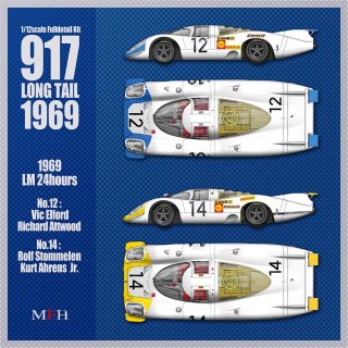 MFH 1/12 ポルシェ917 Long Tail `69 モデルファクトリーヒロ