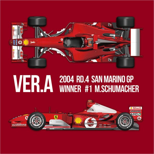モデルファクトリーヒロ MFH K867 1/12 フェラーリ F2004 Ver.A