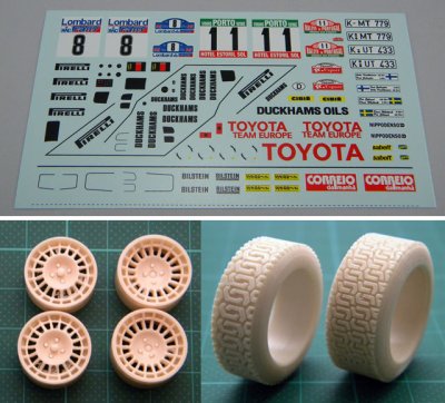 画像1: Scuderia Italia 1/24 トヨタ セリカ TA64 Gr.B Safari / Ivory coast 85/86