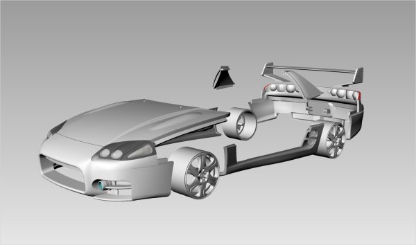 SMC TKP-003 1/24 三菱 GTO / 3000GT `98 後期型 コンバージョンキット タミヤ対応