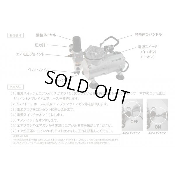 エアテックス コンプレッサー APC-001R2