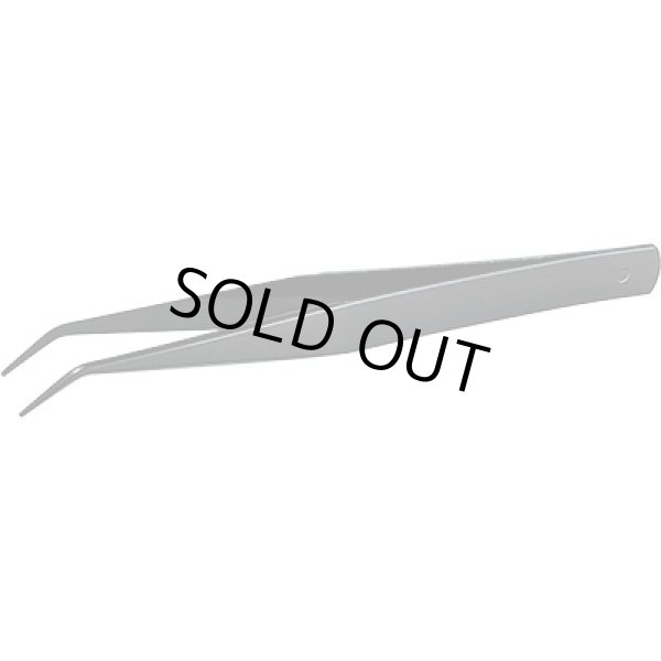 ミネシマ F-102 カチオンメッキAA先曲ピンセット