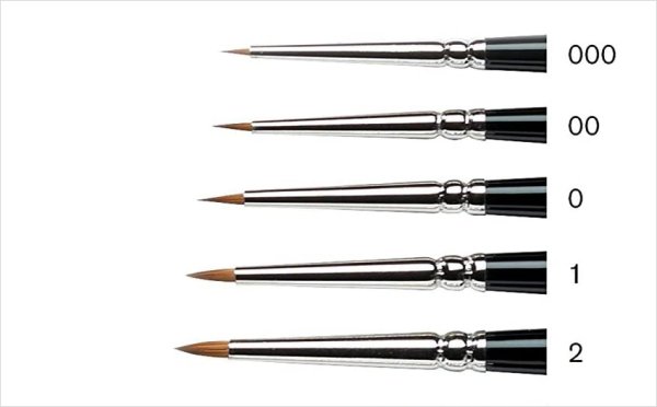 画像2: Winsor&Newton 筆 シリーズ7ミニチュアブラシ (2)