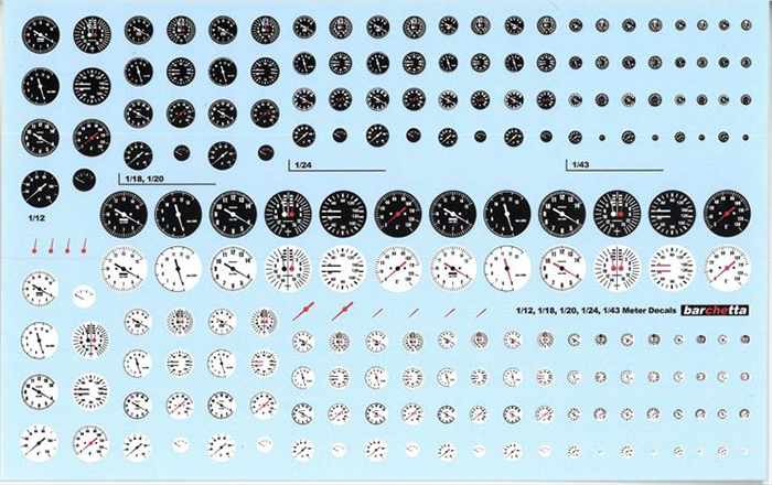 バルケッタ bp-1162 メーターデカール