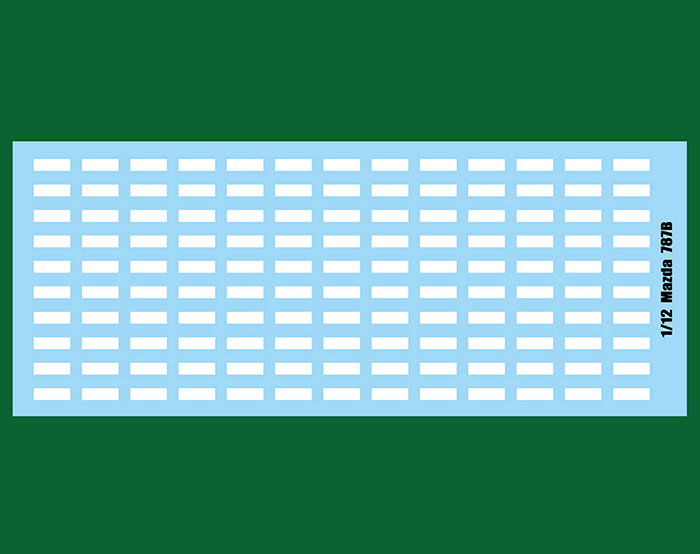 モデルファクトリーヒロ MFH P-1172 1/12 マツダ 787B NEWラインデカール