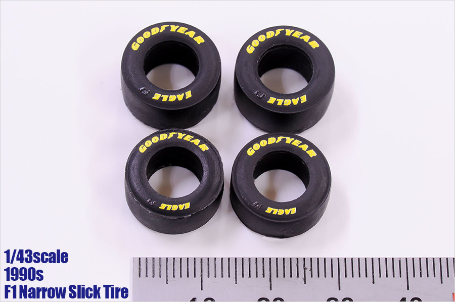 モデルファクトリーヒロ MFH P-1109 1/43 1990s F1 ナロースリックタイヤ