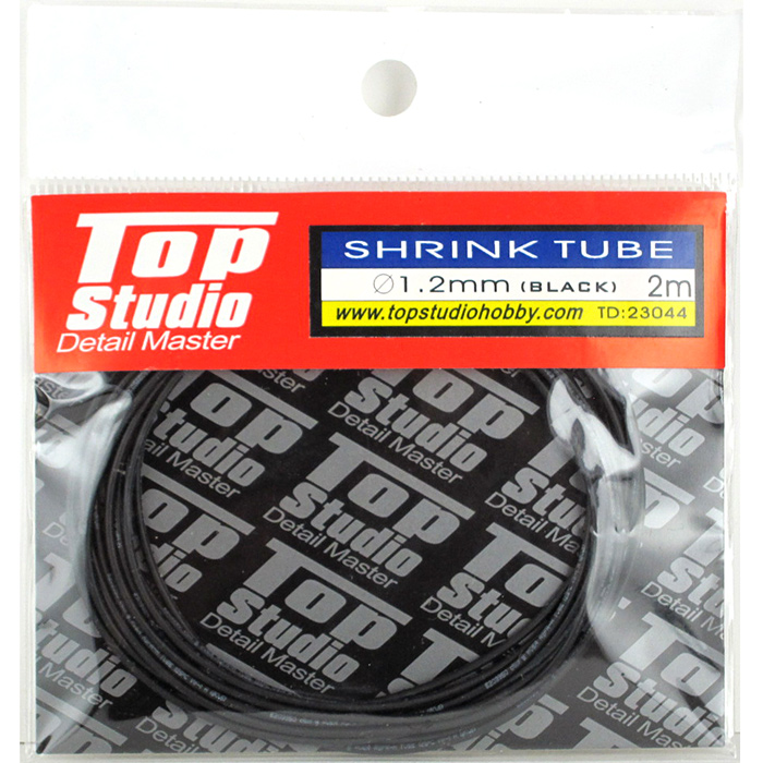 TD23044-1.2 MM SHRINK TUBE BLACK 