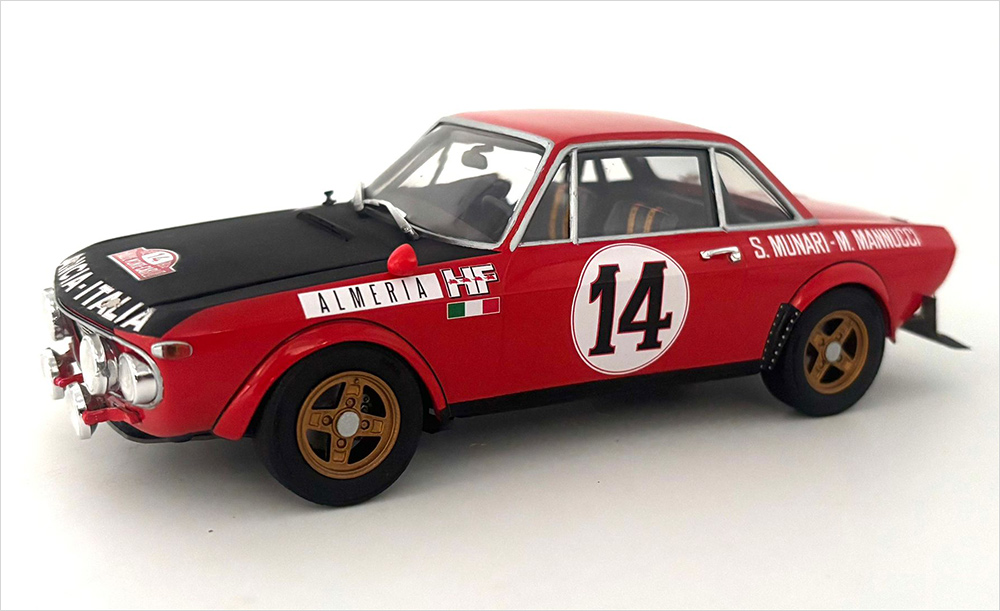 イタレリ 3670 1/24 ランチア フルビアHF 1972 ラリーモンテカルロ プラモデル