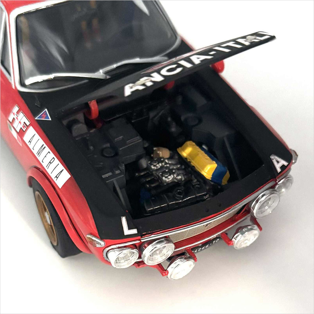 イタレリ 3670 1/24 ランチア フルビアHF 1972 ラリーモンテカルロ プラモデル