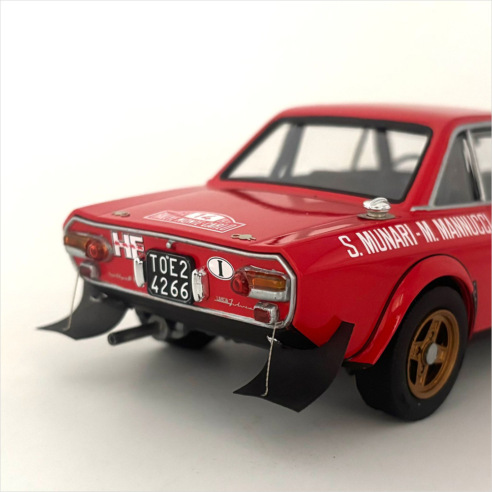 イタレリ 3670 1/24 ランチア フルビアHF 1972 ラリーモンテカルロ プラモデル