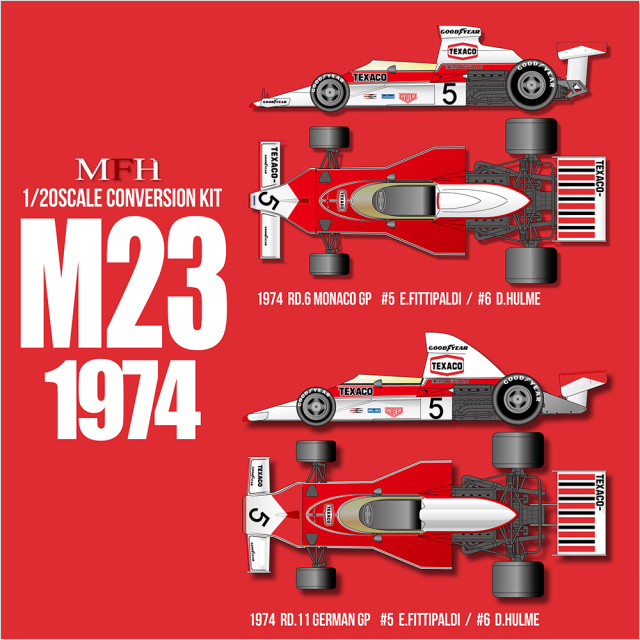 MFH 1/20 マクラーレン M23 1974 モデルファクトリーヒロ | クアトロ