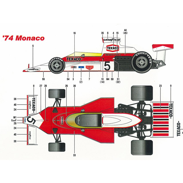 テナリブ 1/43  マクラーレン M23  モナコ’74 レジンキット