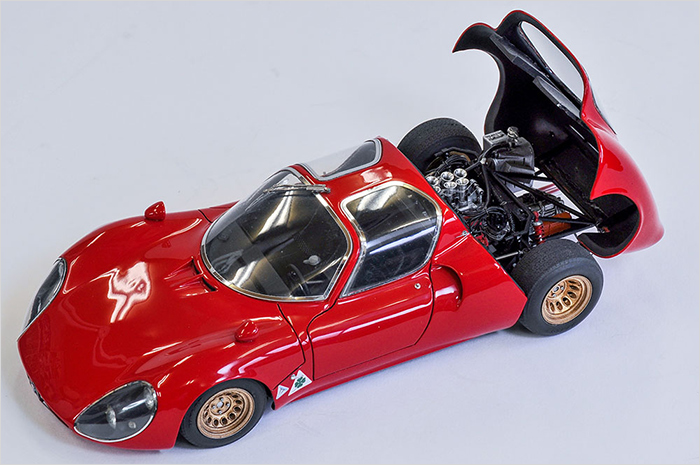 モデルファクトリーヒロ MFH K168 K175 1/24 アルファロメオ Tipo33 ストラダーレ