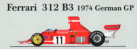 モデルファクトリーヒロ MFH 1/20 フェラーリ 312B3 `74