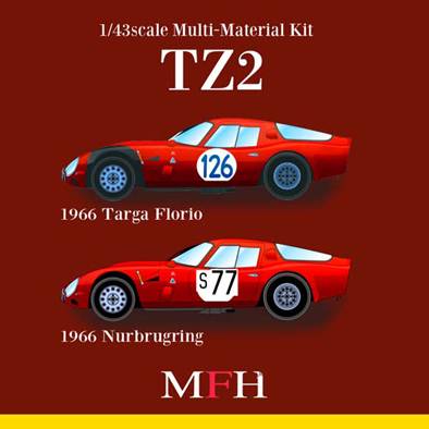 モデルファクトリーヒロ 1/43 アルファロメオ TZ2 Ver.B | クアトロ モデルファクトリーヒロ 1/43 アルファロメオ TZ2 Ver.B | クアトロ