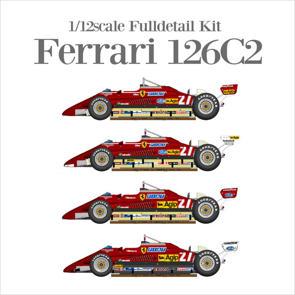 MFH 1/12 フェラーリ 126C2 モデルファクトリーヒロ | クアトロポルテ通販