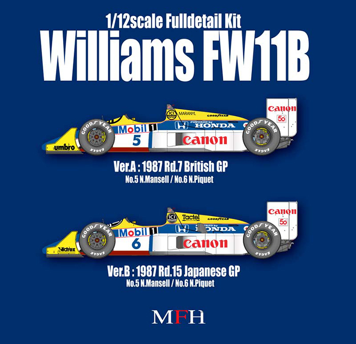 MFH 1/12 ウィリアムズ FW11B モデルファクトリーヒロ | クアトロ