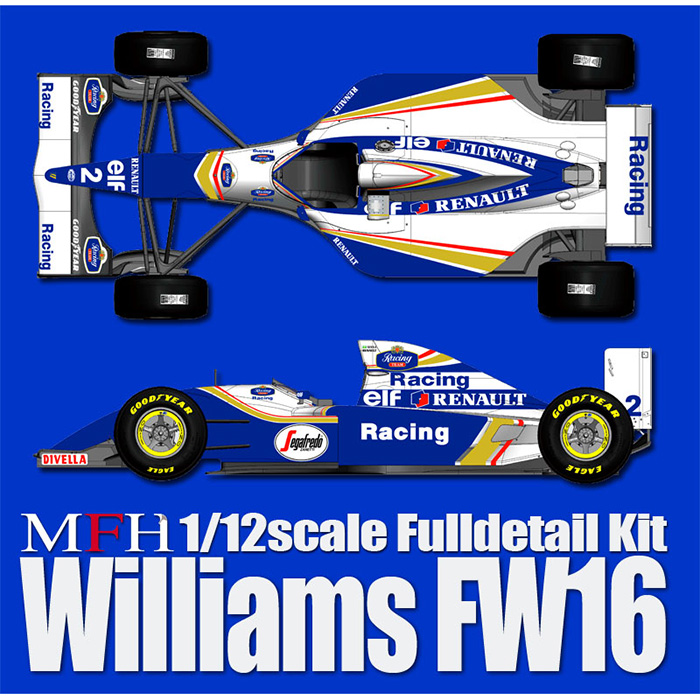 モデルファクトリーヒロ 1/12 ウィリアムズ FW16 Ver.A 1994 ブラジル 