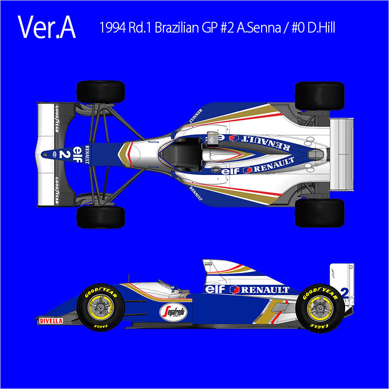 モデルファクトリーヒロ MFH K535 K536 K620 1/43 ウィリアムズ FW16