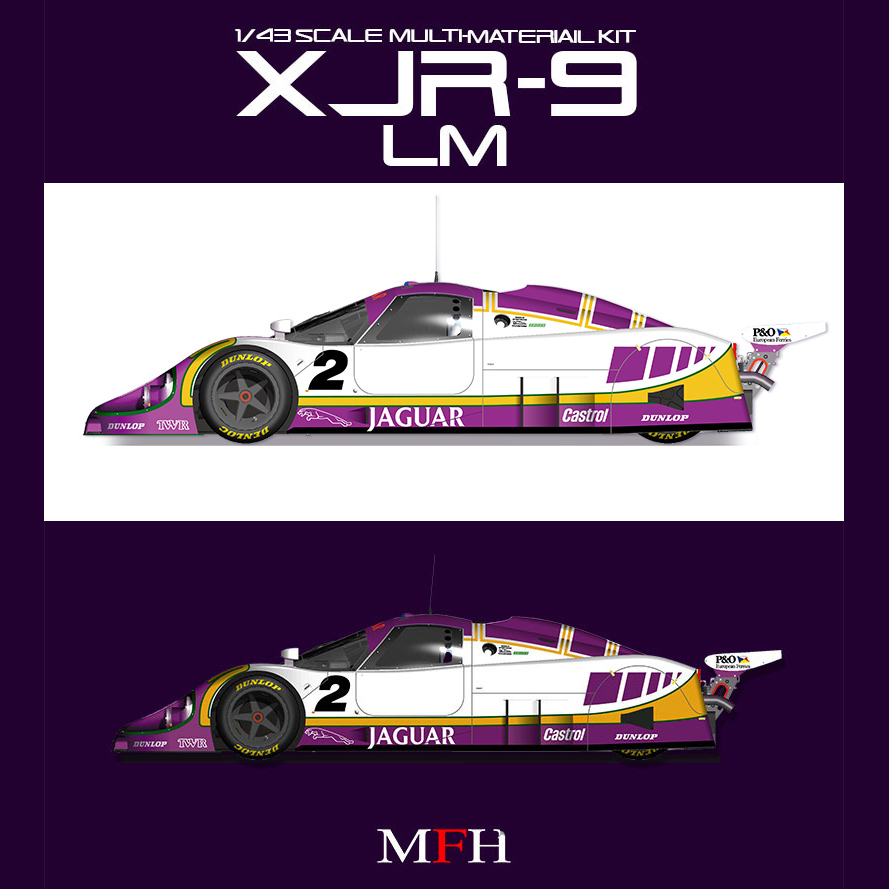 MFH 1/43 ジャガー XJR-9 LM モデルファクトリーヒロ | クアトロポルテ ...