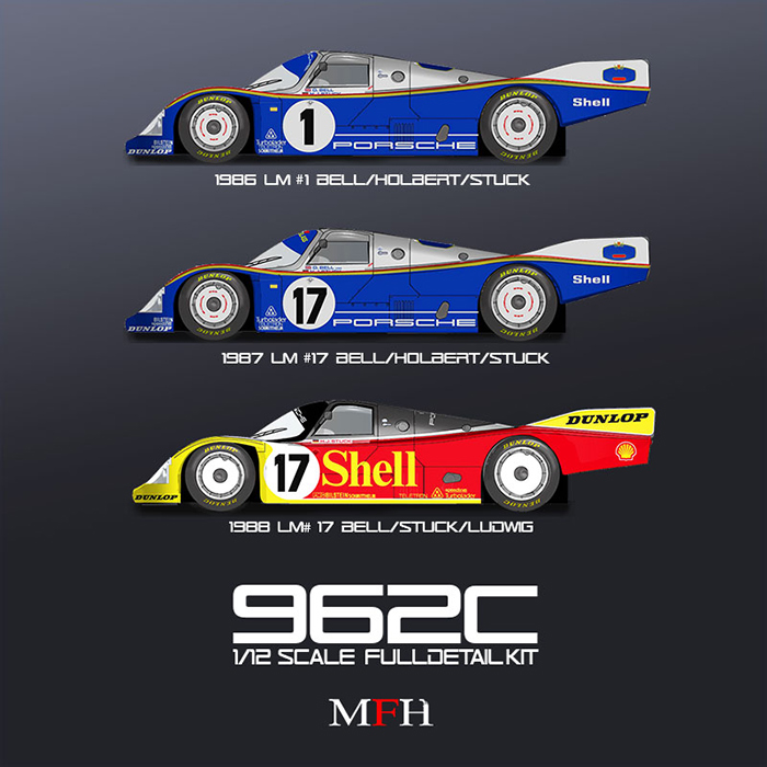 モデルファクトリーヒロ MFH 1/12 ポルシェ 962C | クアトロ