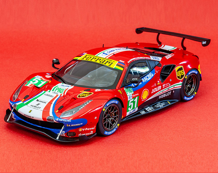 モデルファクトリーヒロ MFH 1/24 フェラーリ 488 GTE 2018