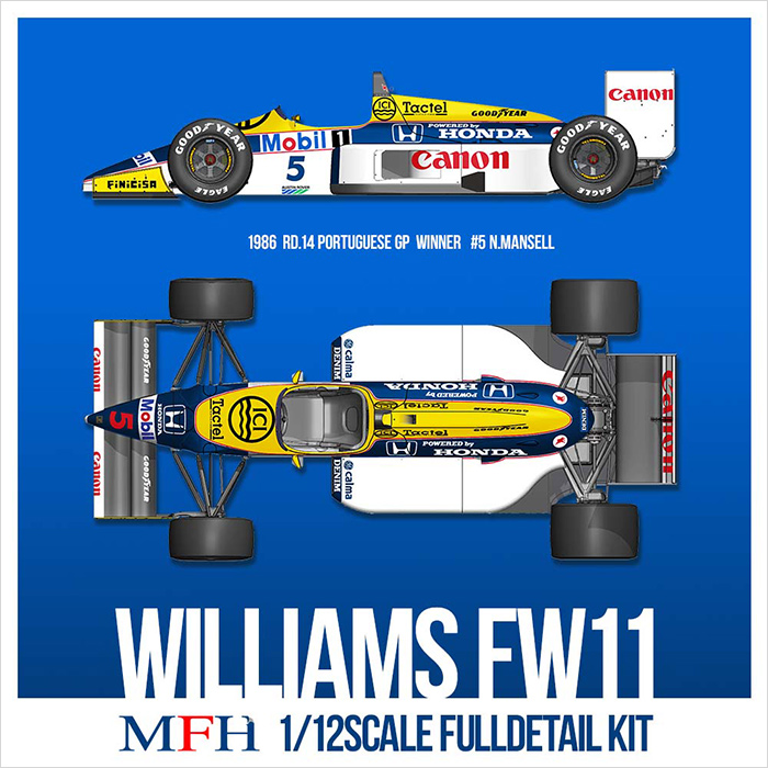 MFH 1/12 ウィリアムズ FW11 モデルファクトリーヒロ | クアトロポルテ