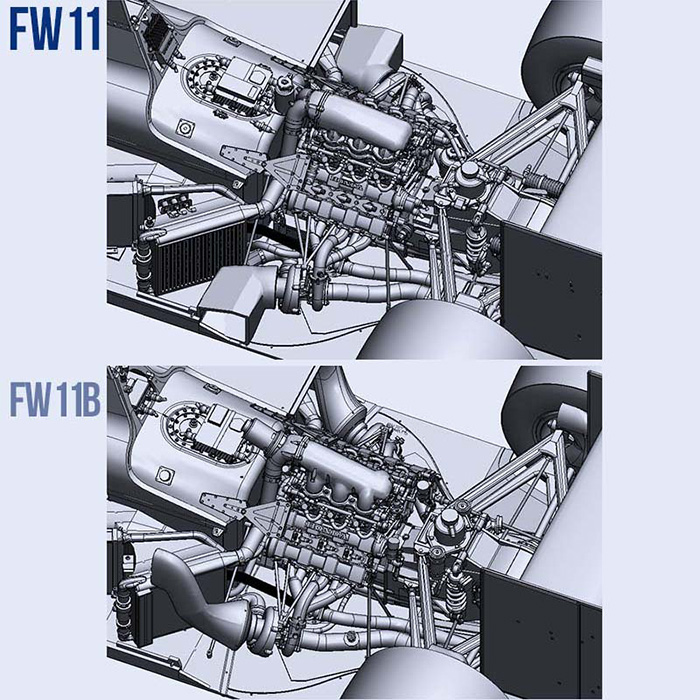 モデルファクトリーヒロ MFH K742 1/12 ウィリアムズ FW11
